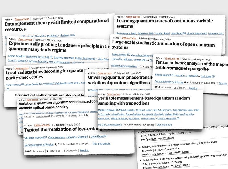 Publications in 2025.