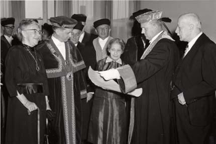 Lise Meitner erhält die Ehrendoktorwürde