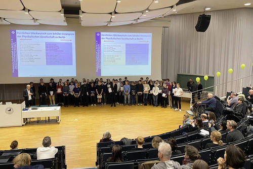Physik-Schülerinnen und -Schülerpreis 2023